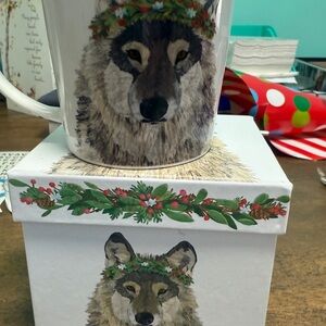 Wolf Design Mug with Gift Box